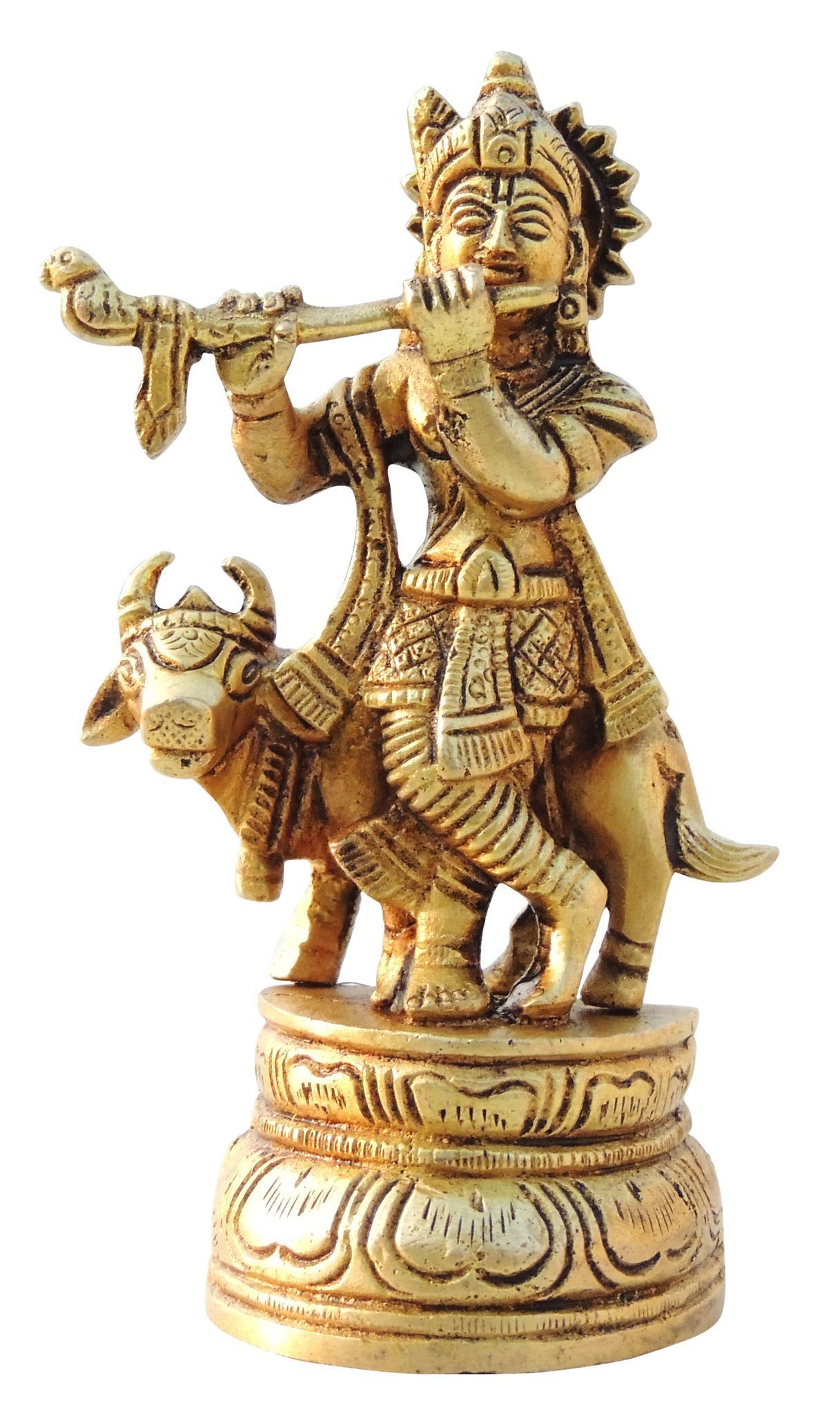 Brass Krishna — 4.5"