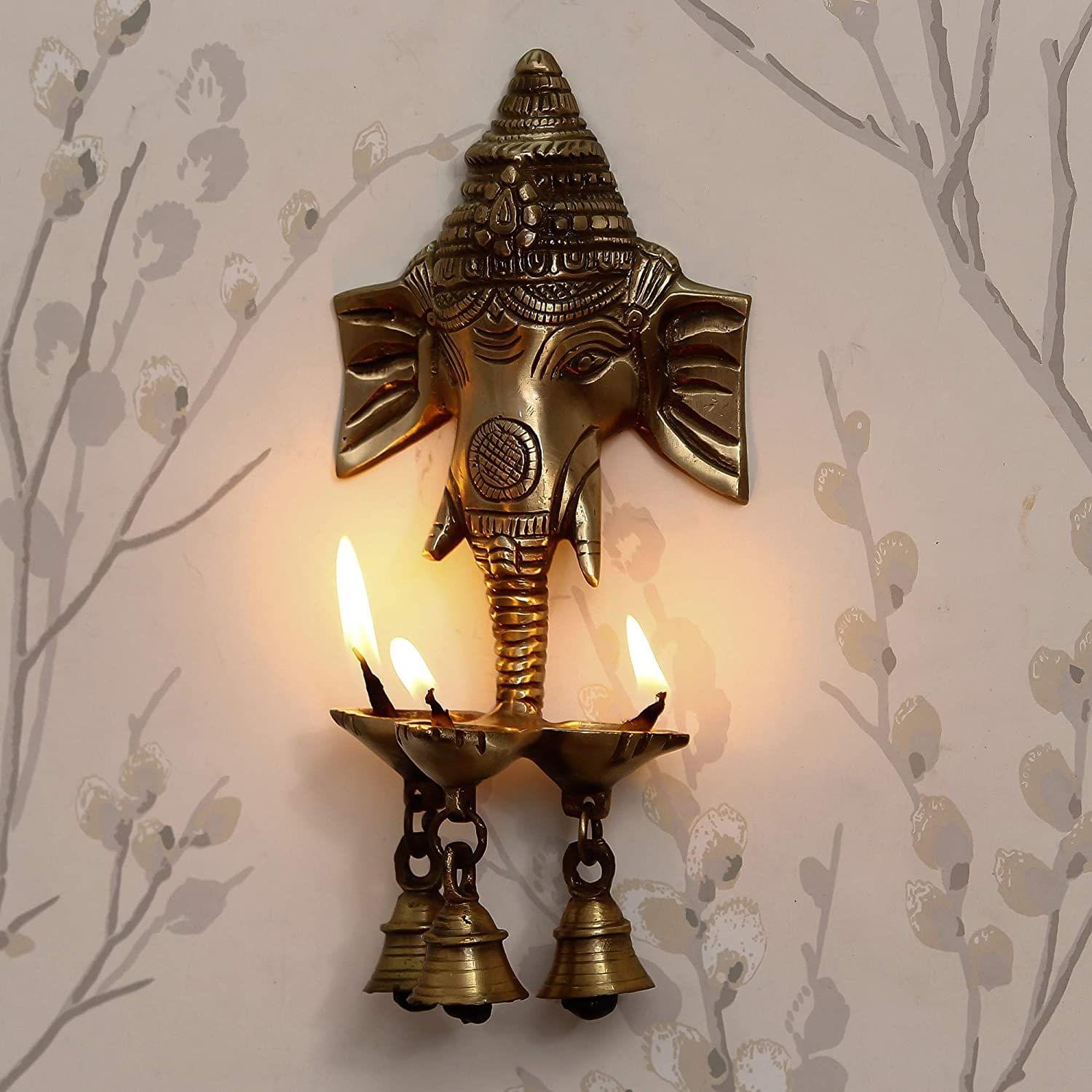 Brass Ganesh — 10"