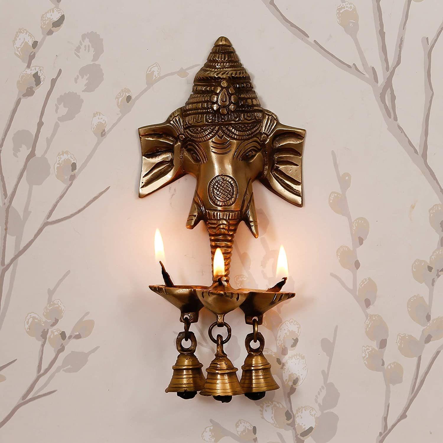 Brass Ganesh — 10"