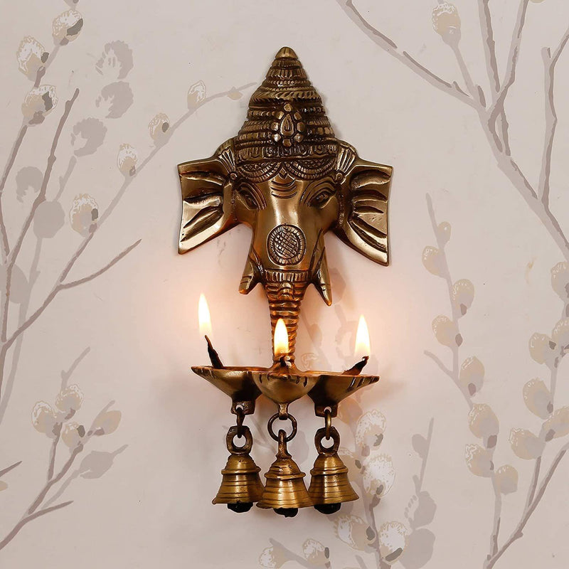 Brass Ganesh — 10"