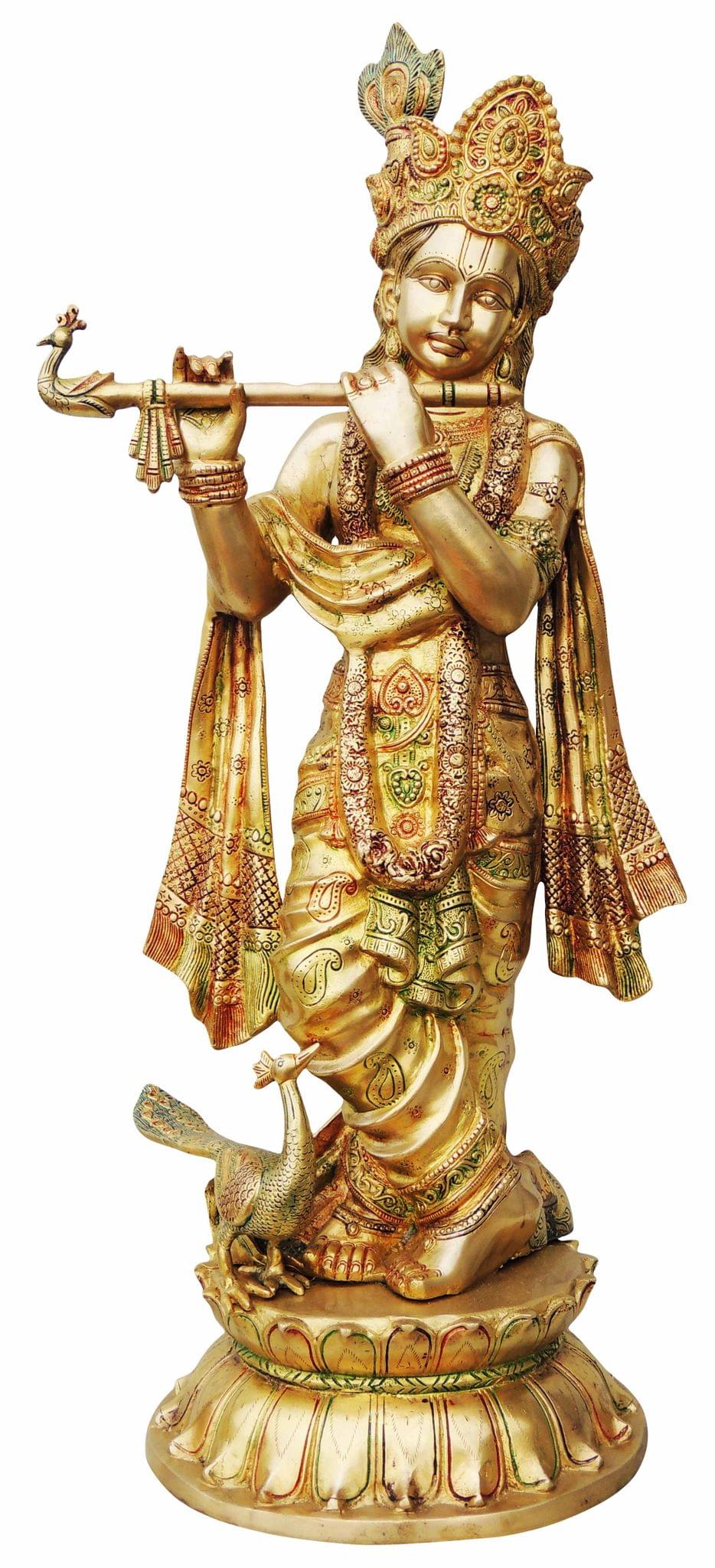 Brass Krishna
