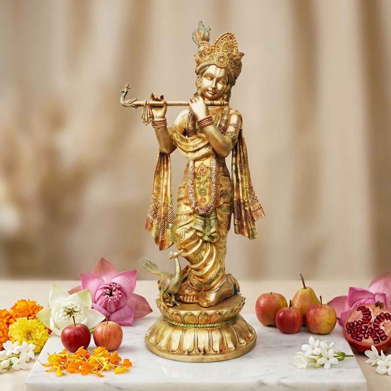 Brass Krishna