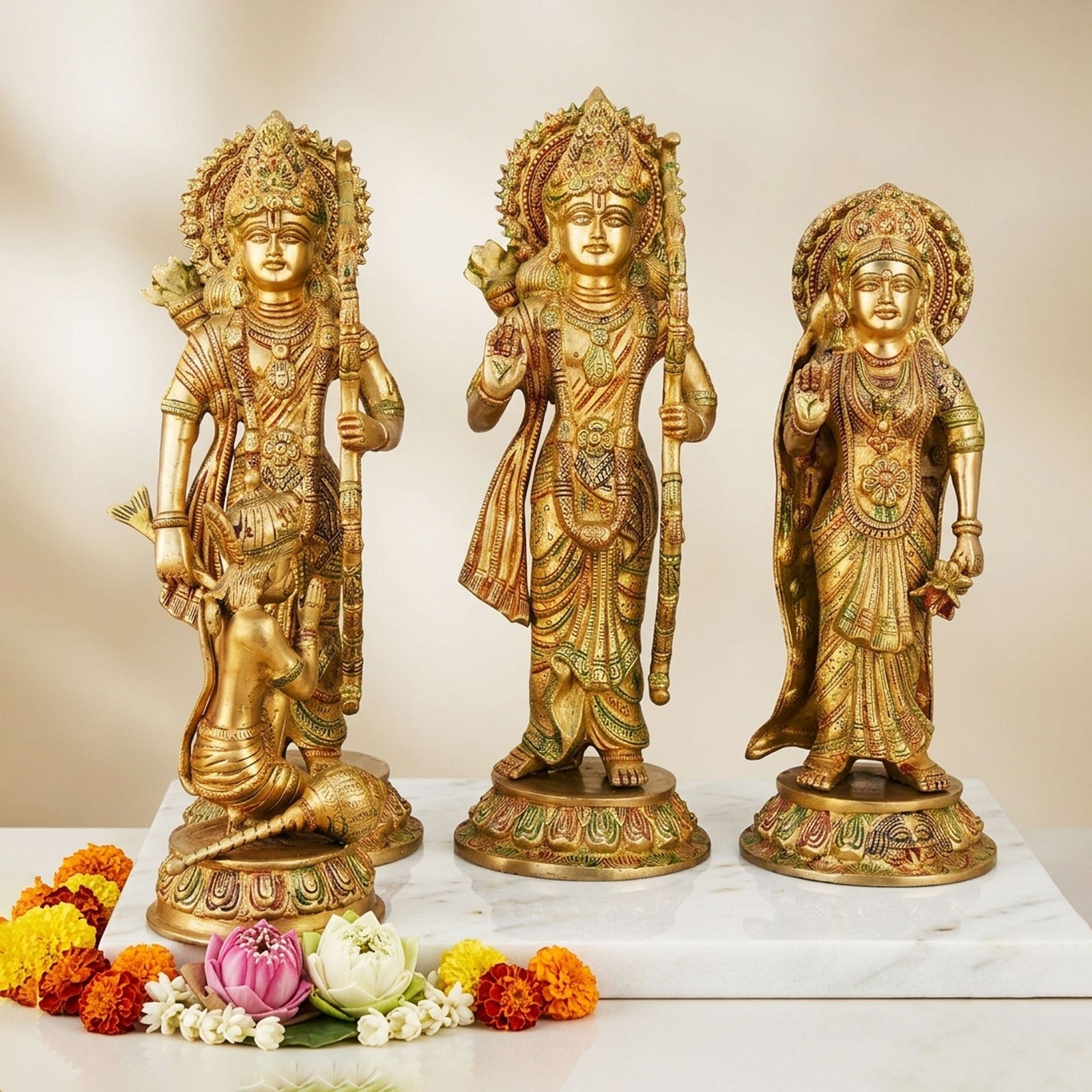 Brass Ram Darbar — 15.3"