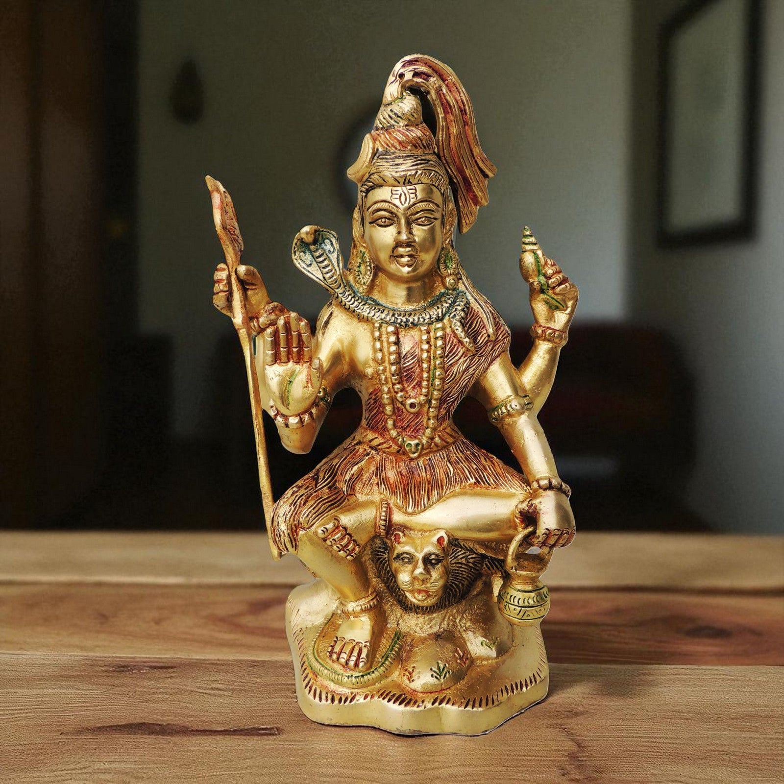 Brass Shiva — 9"