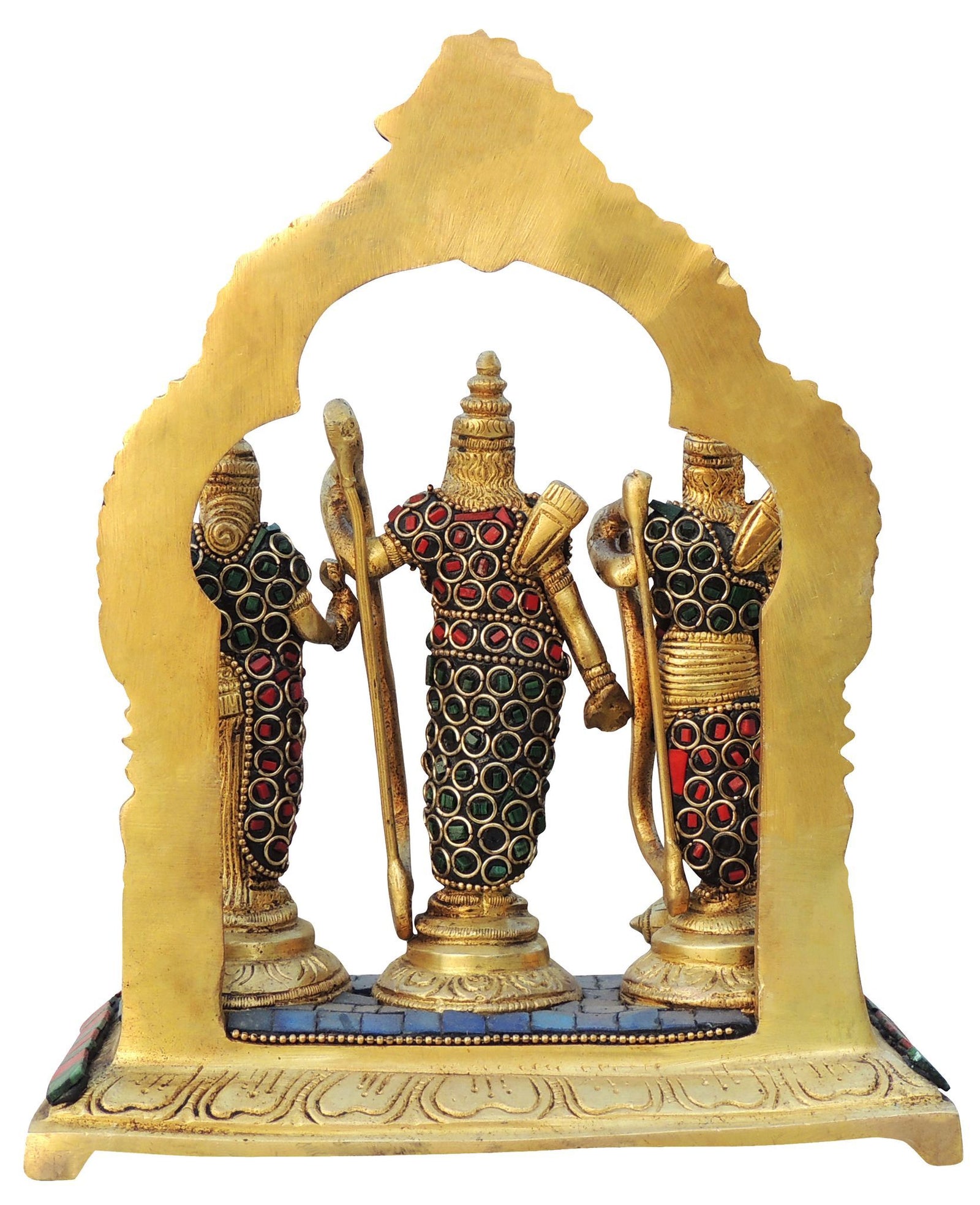 Brass Ram Darbar — 9"