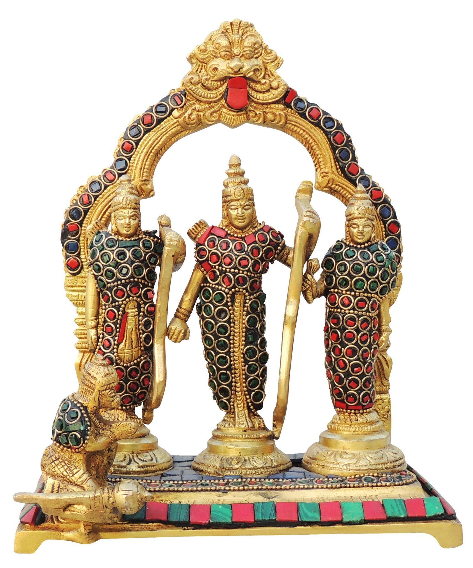 Brass Ram Darbar — 9"