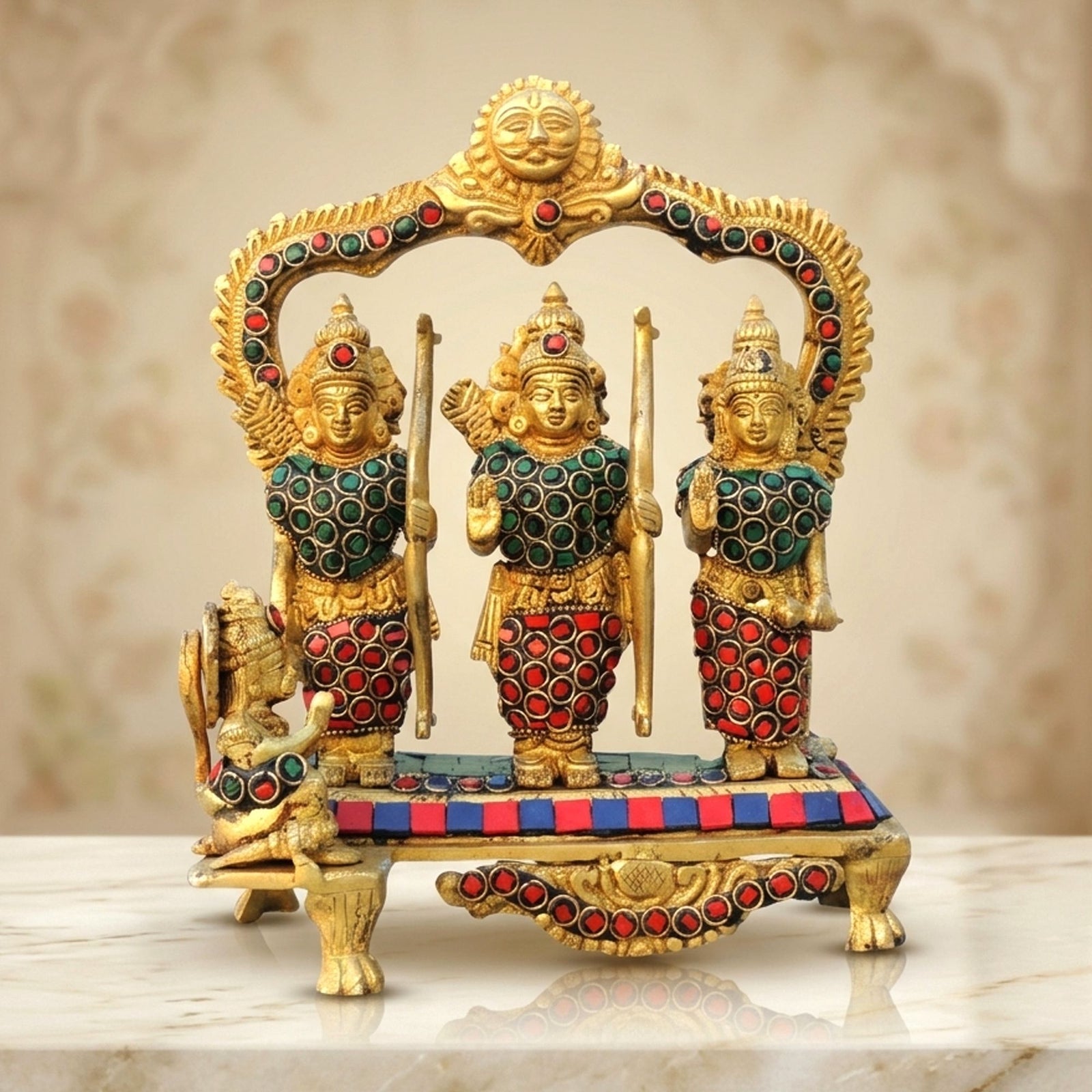 Brass Ram Darbar — 9"