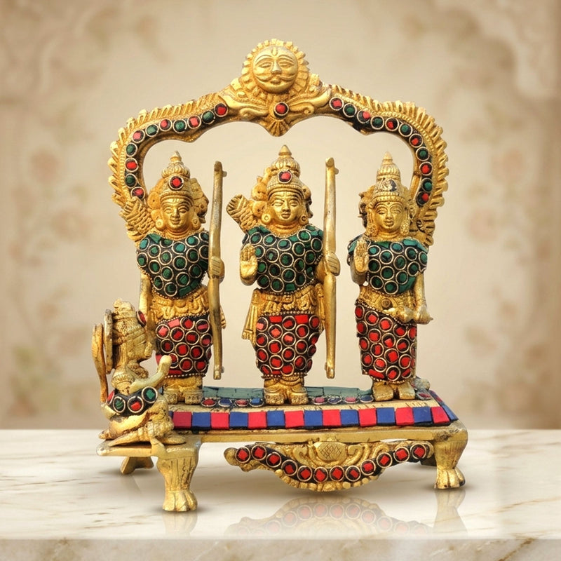 Brass Ram Darbar — 9"