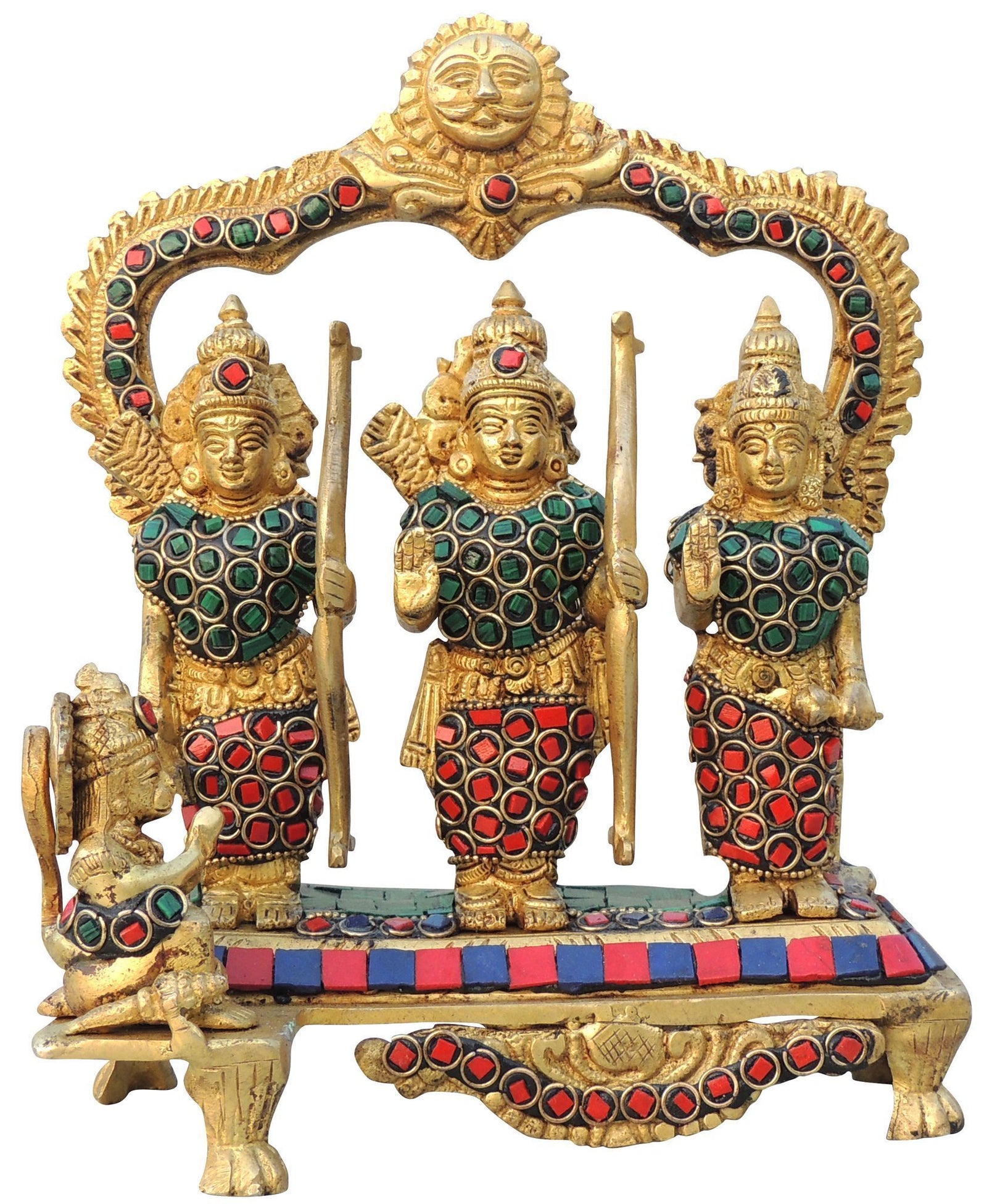 Brass Ram Darbar — 9"