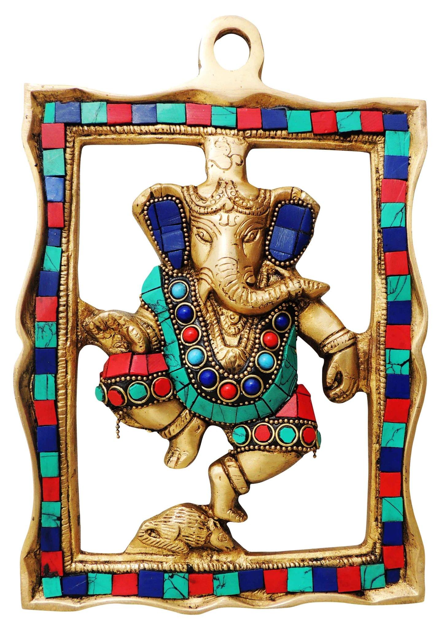 Brass Ganesh — 9"