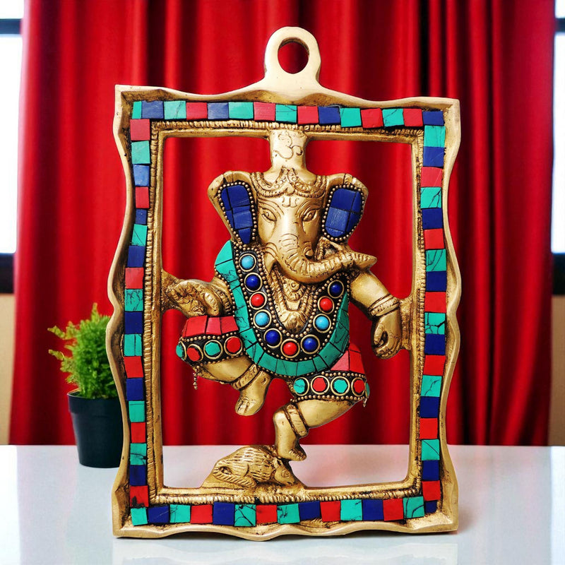 Brass Ganesh — 9"