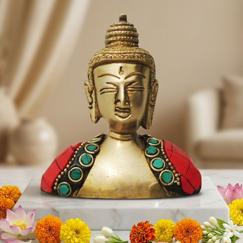 Brass Buddha — 3.5"