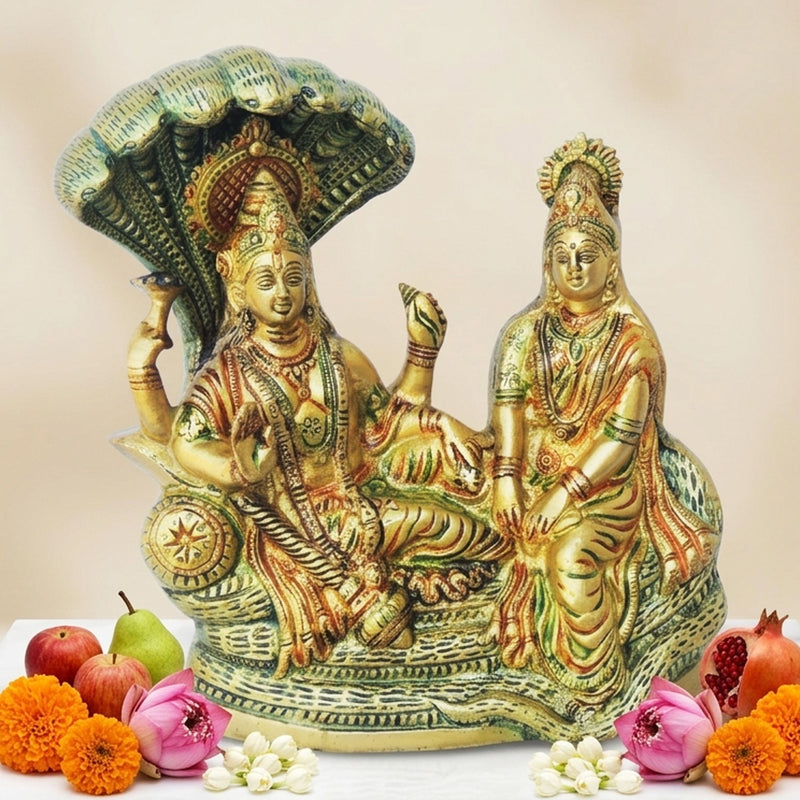 Brass Vishnu — 8.5"