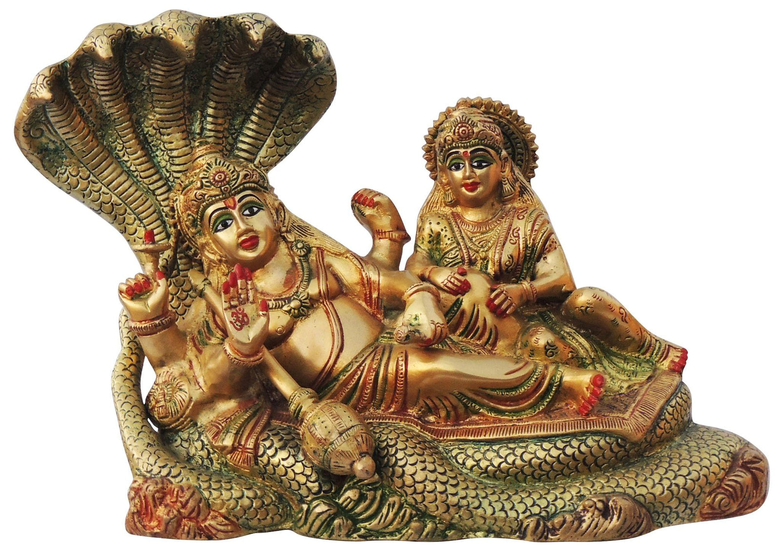 Brass Vishnu — 9.5"