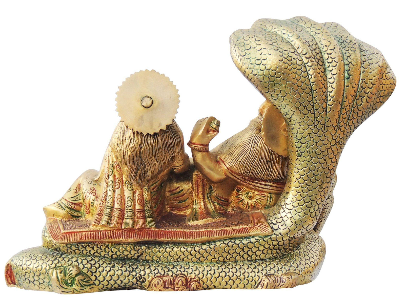 Brass Vishnu — 9.5"