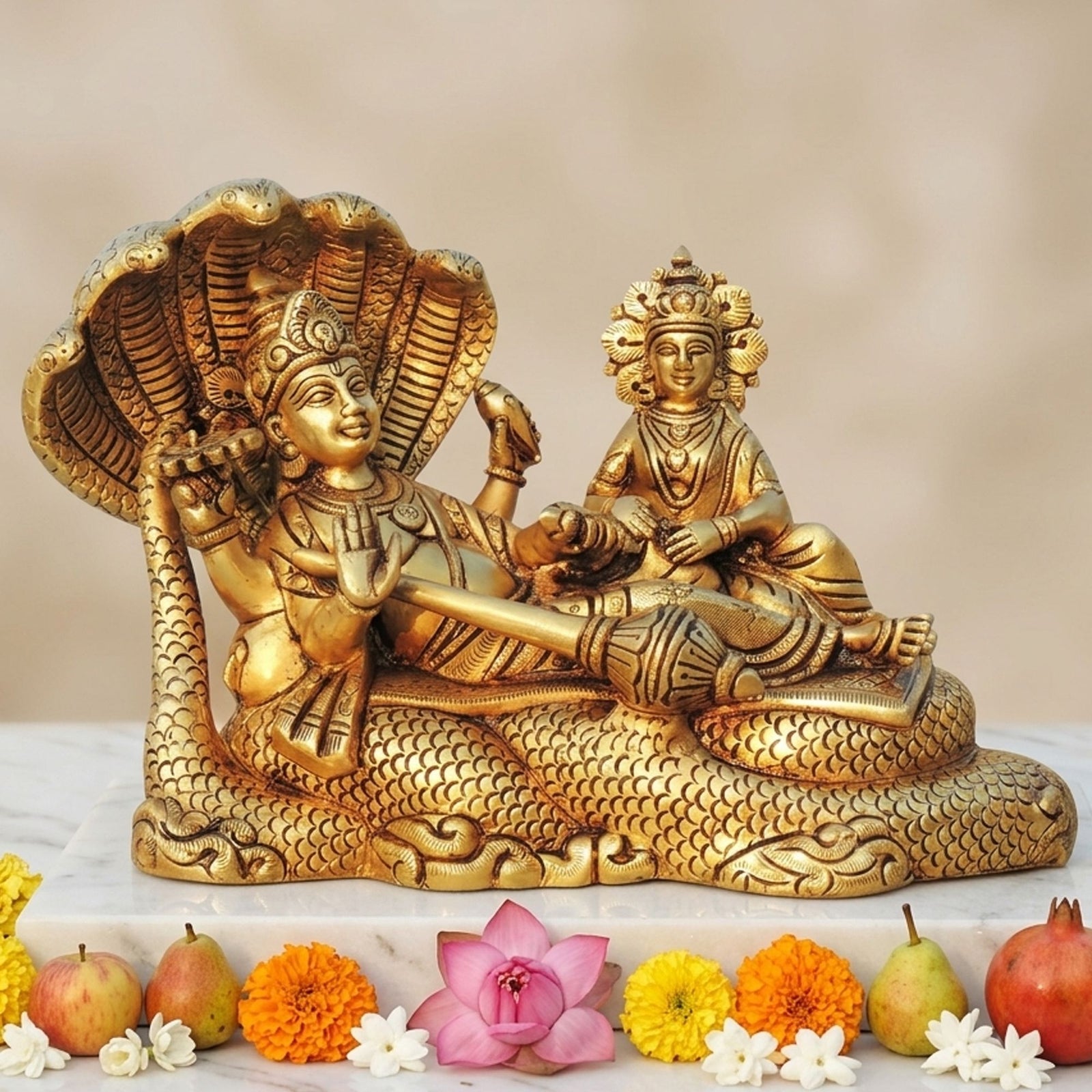 Brass Lakshmi — 7"
