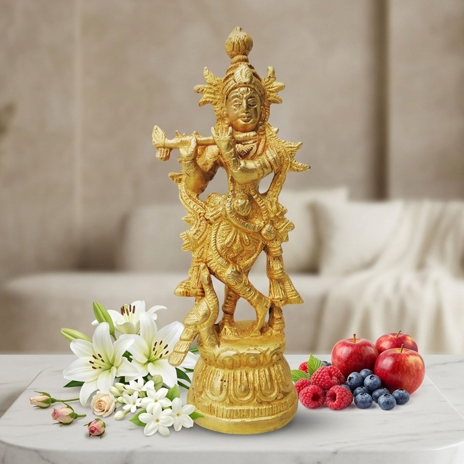 Brass Krishna