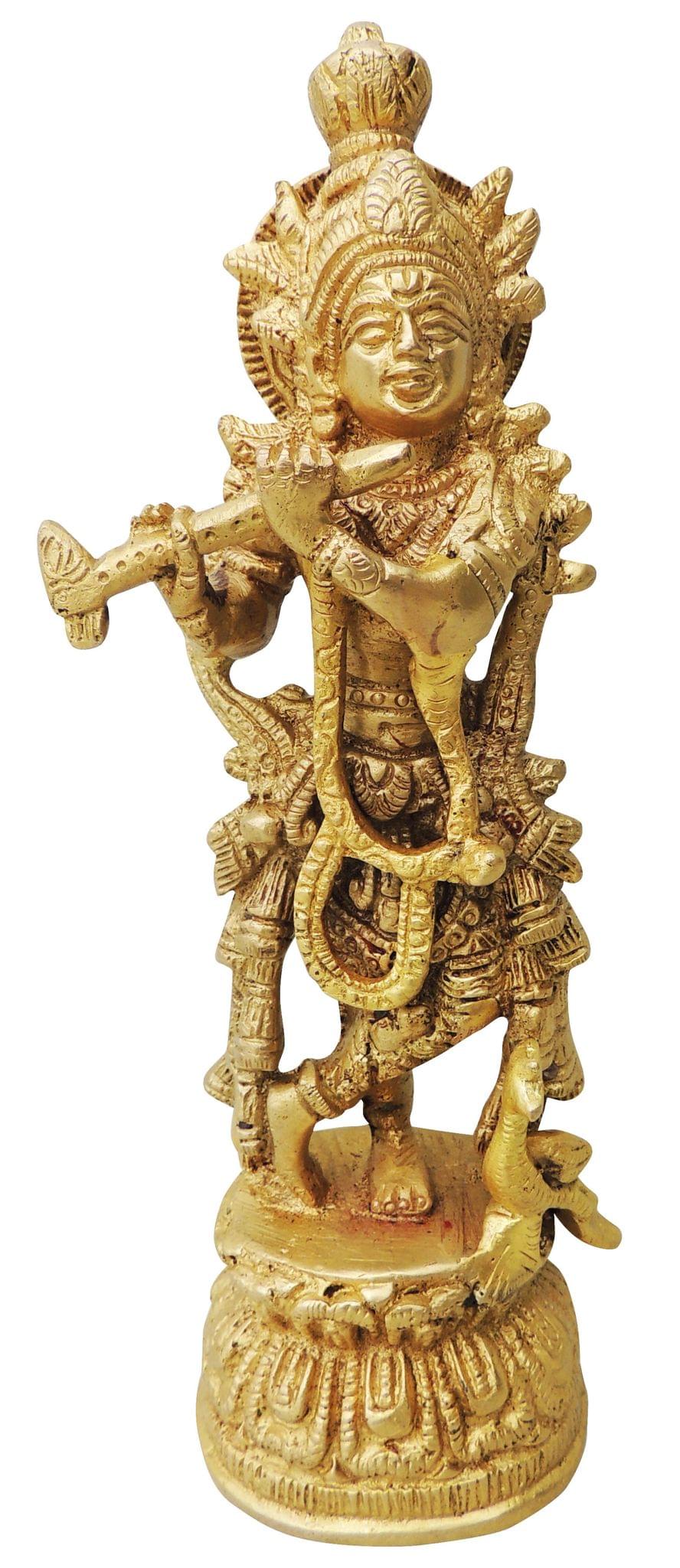Brass Krishna