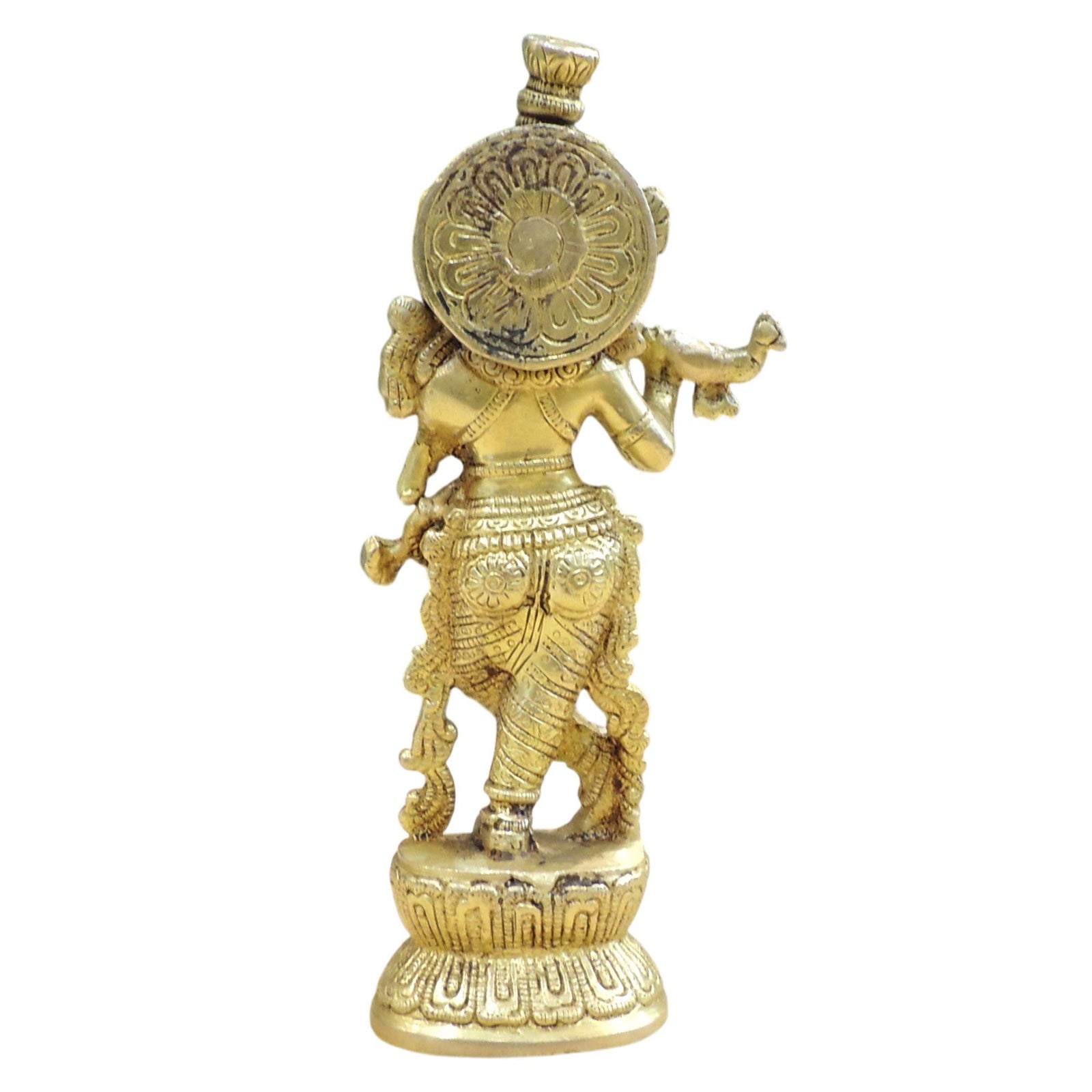 Brass Krishna — 9"