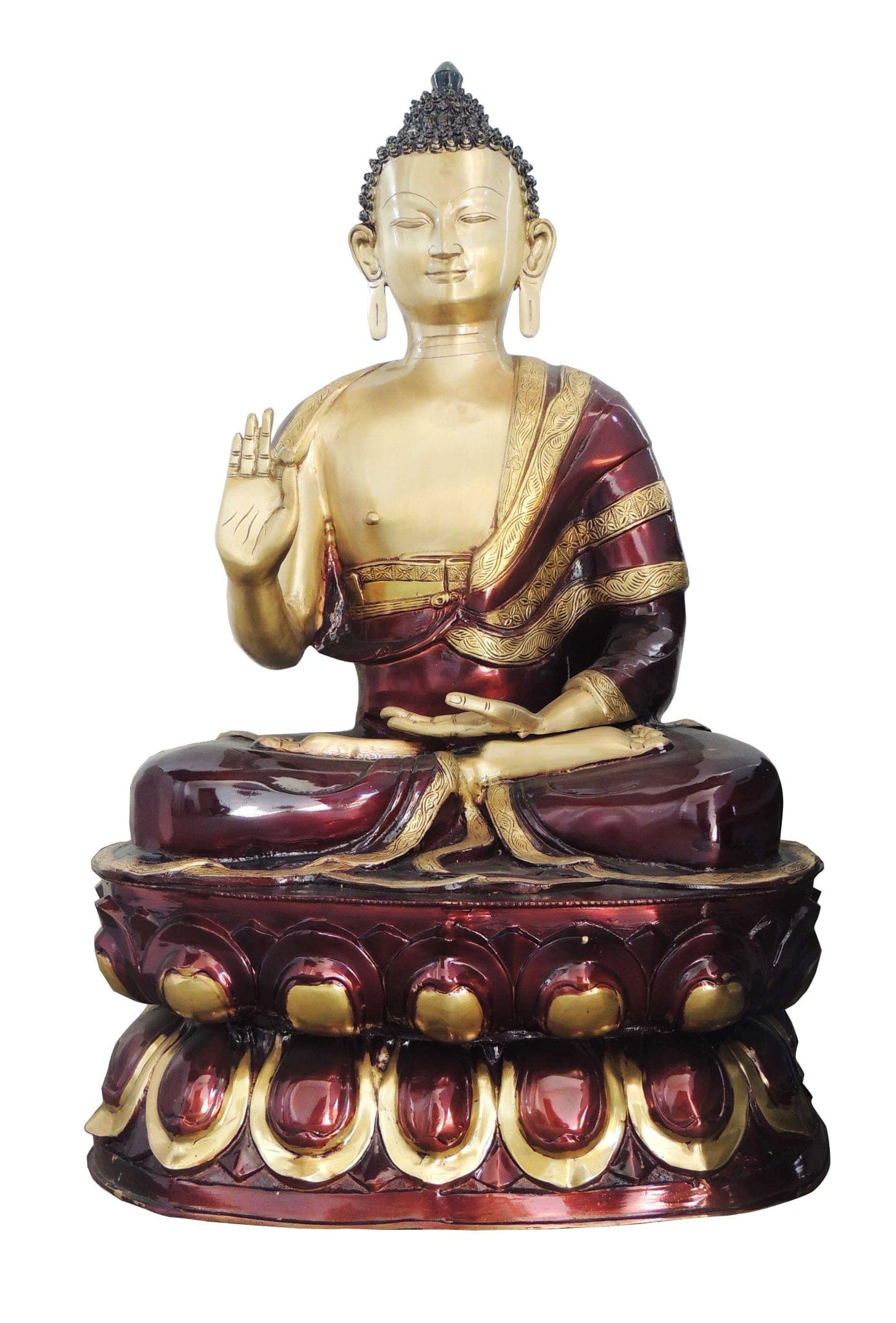 Brass Buddha — 37"