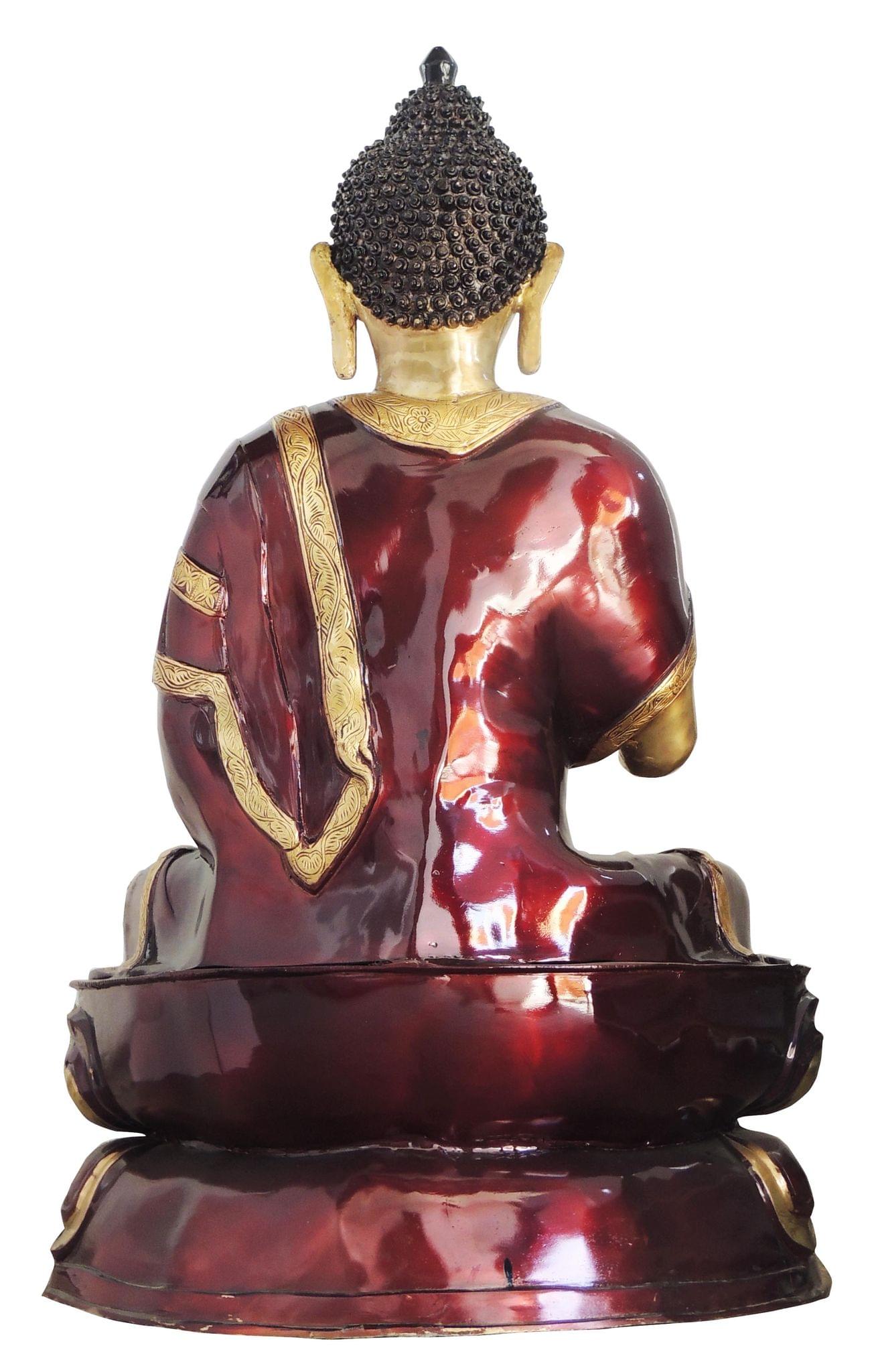 Brass Buddha — 37"