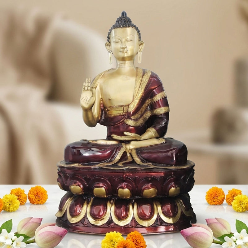 Brass Buddha — 37"