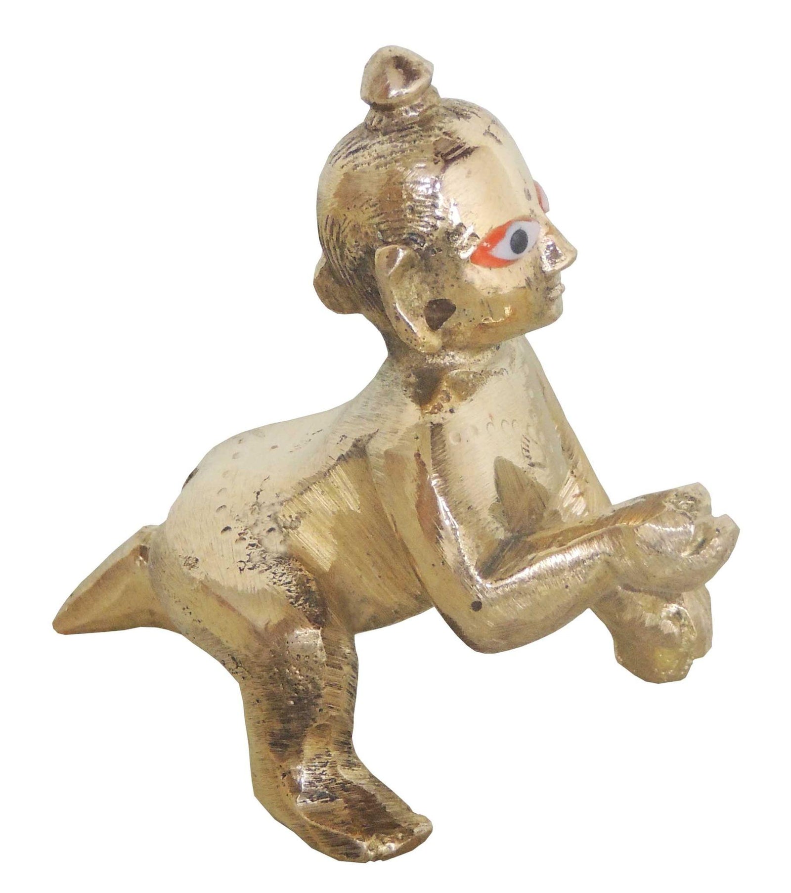 Brass Krishna — 3"