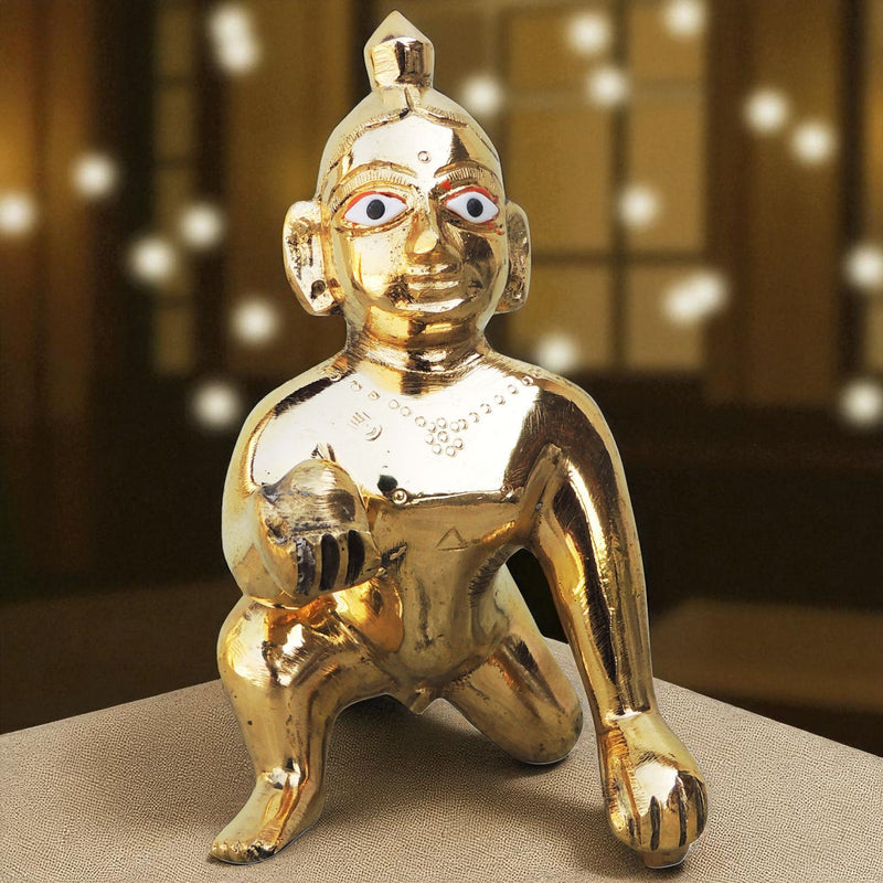 Brass Krishna — 4.8"