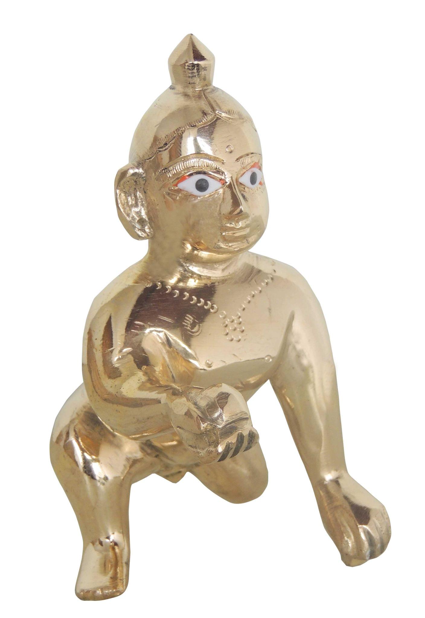 Brass Krishna — 5.5"