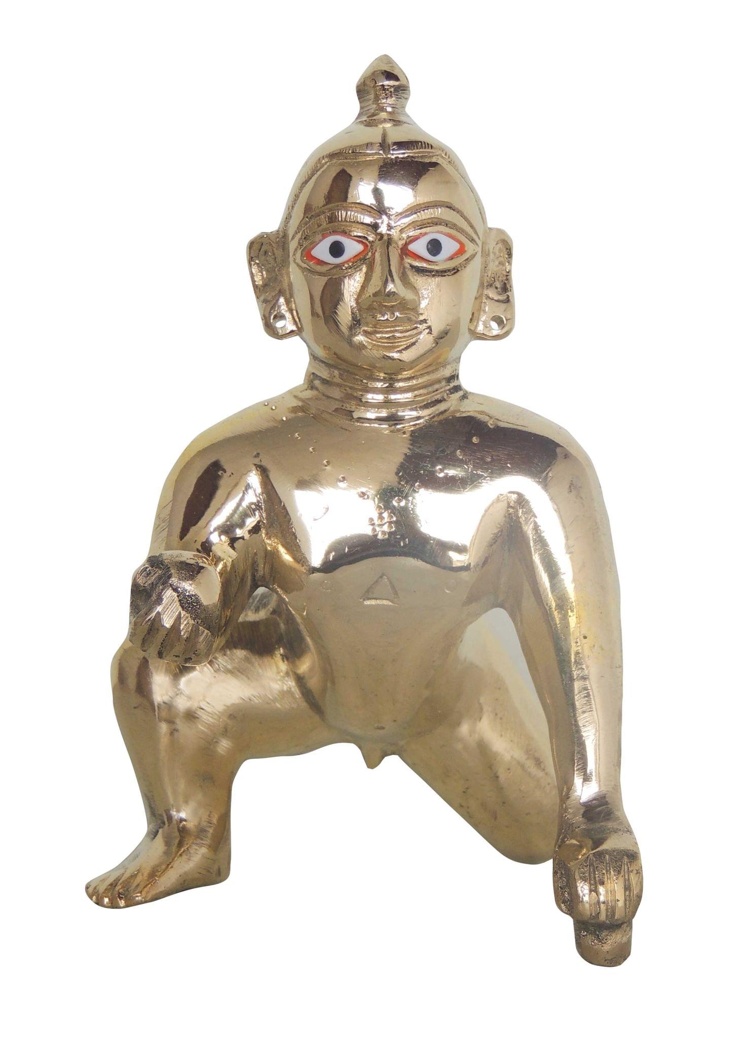 Brass Krishna — 6"