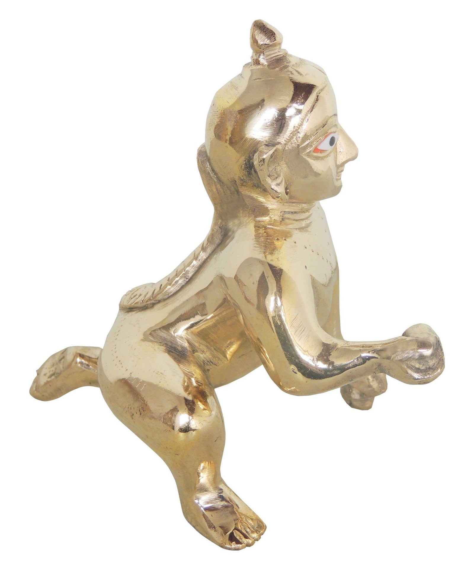 Brass Krishna — 6"