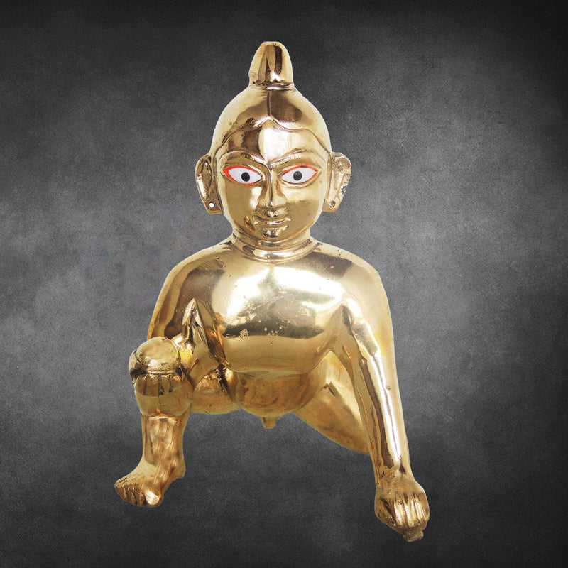 Brass Krishna — 8.6"