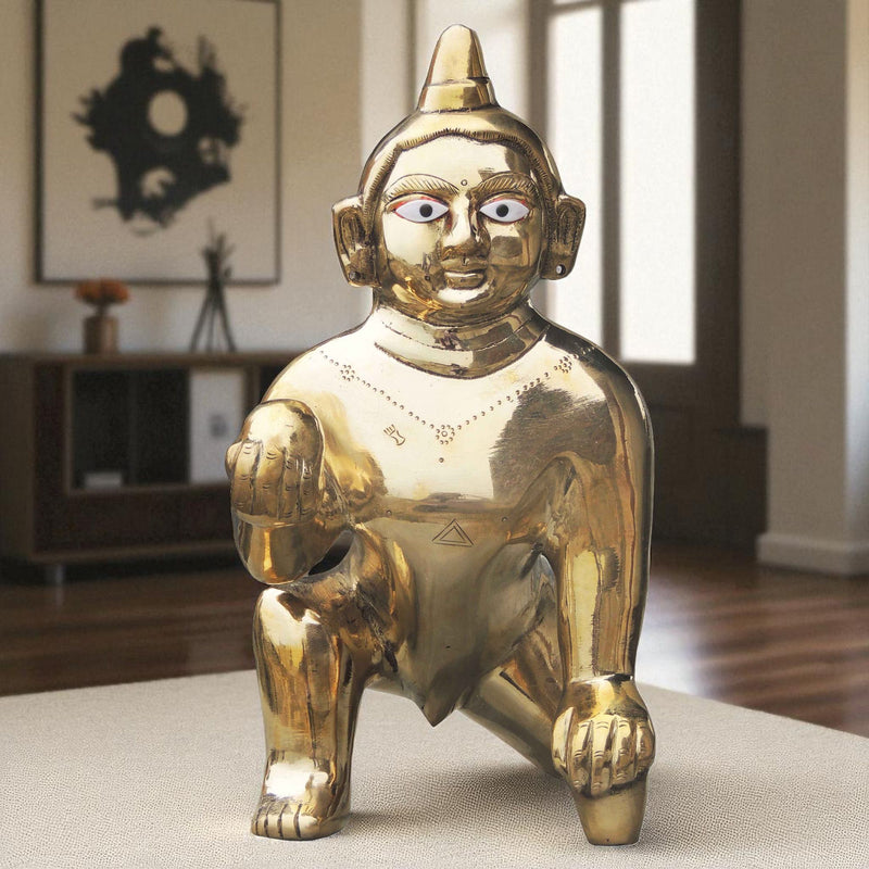 Brass Krishna — 13"