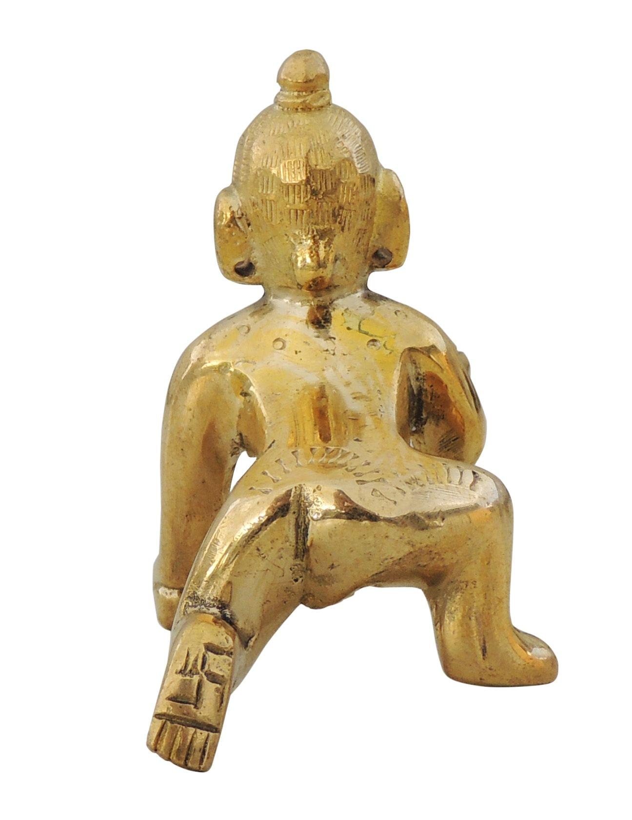 Brass Krishna — 2.5"