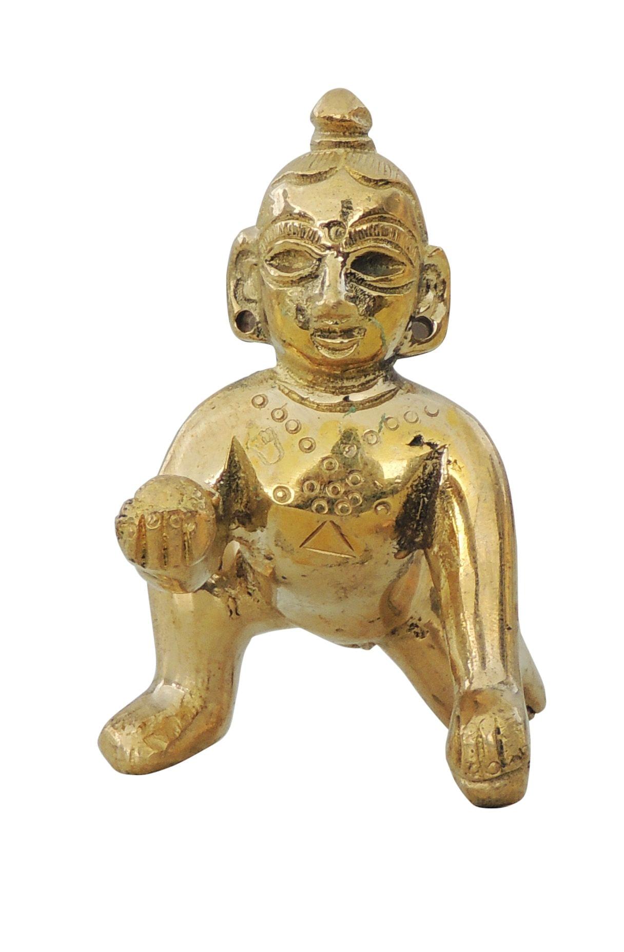Brass Krishna — 2.5"