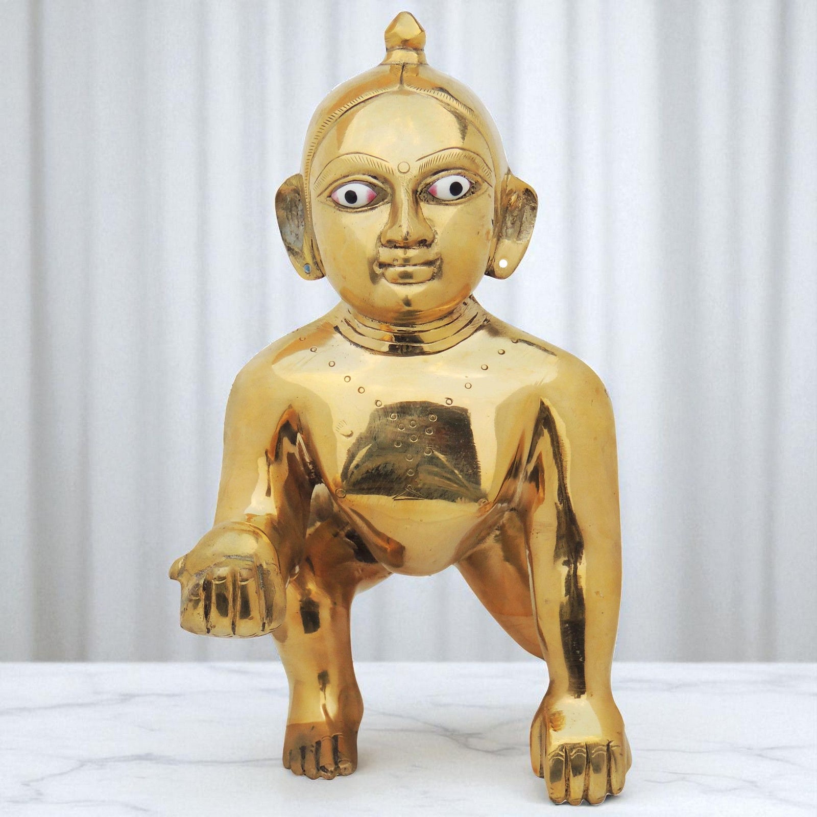 Brass Krishna — 11"