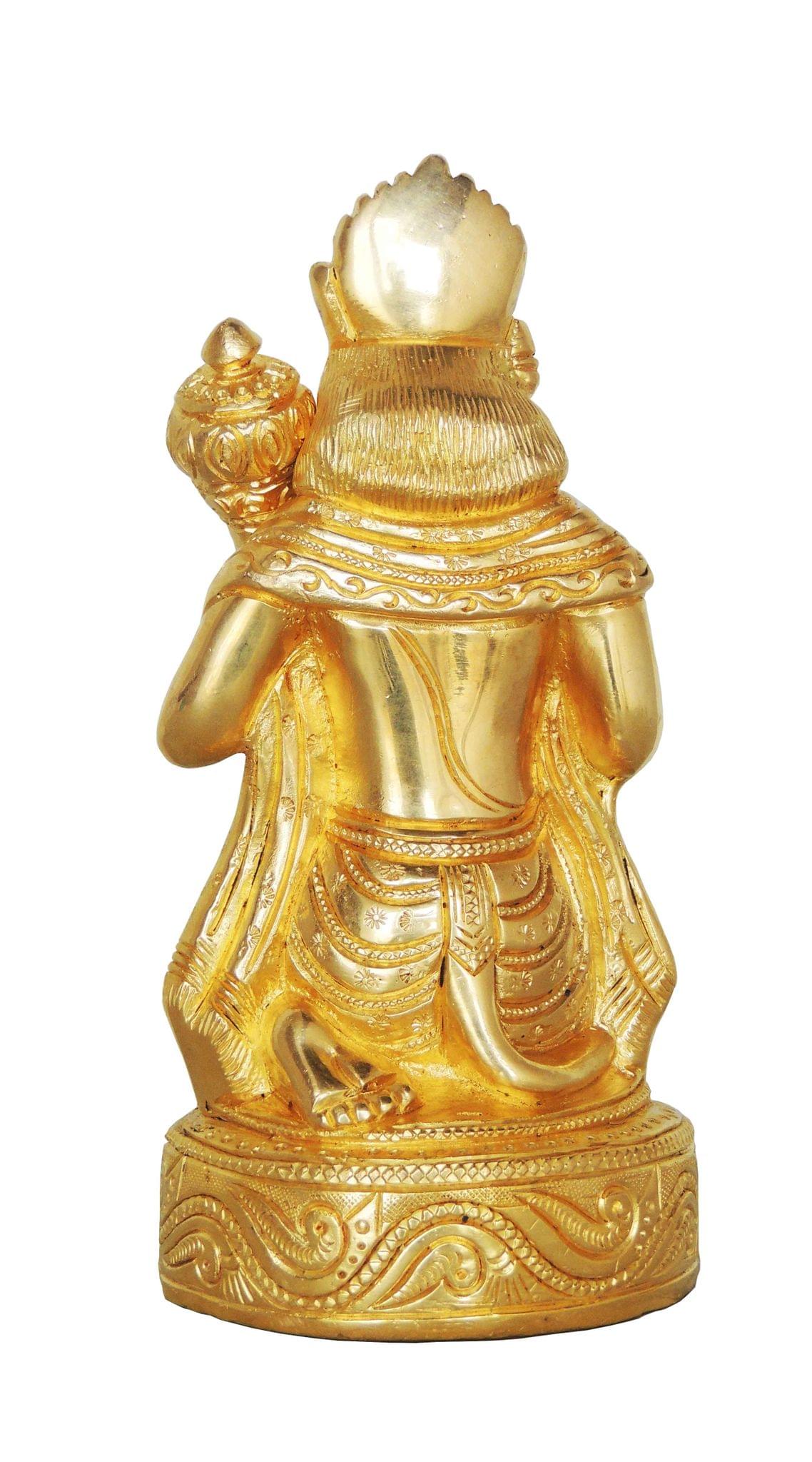 Brass Hanuman — 6.8"
