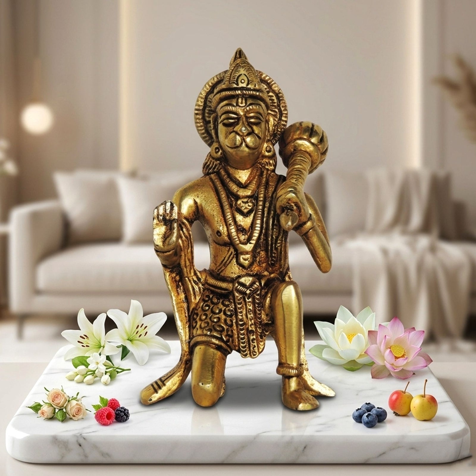 Brass Hanuman — 5"