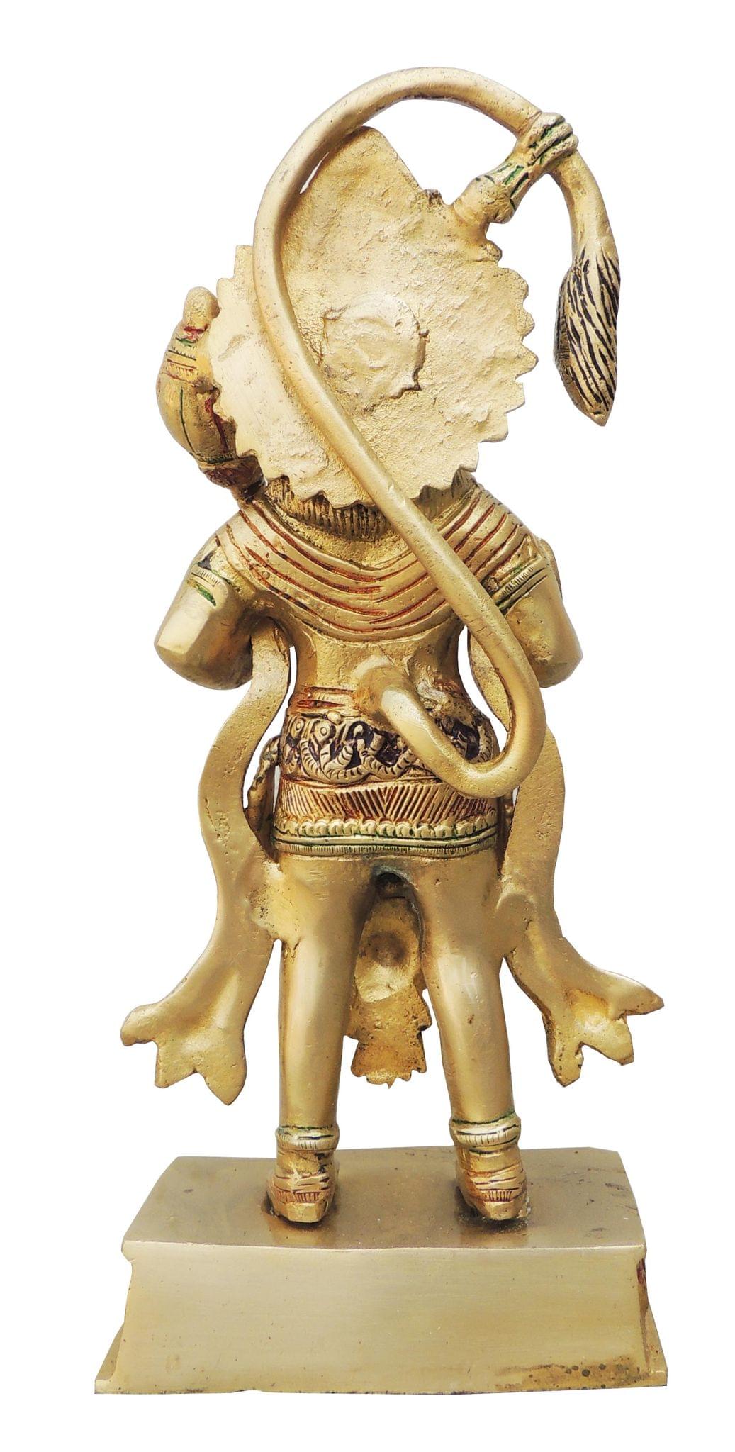 Brass Hanuman — 10.5"