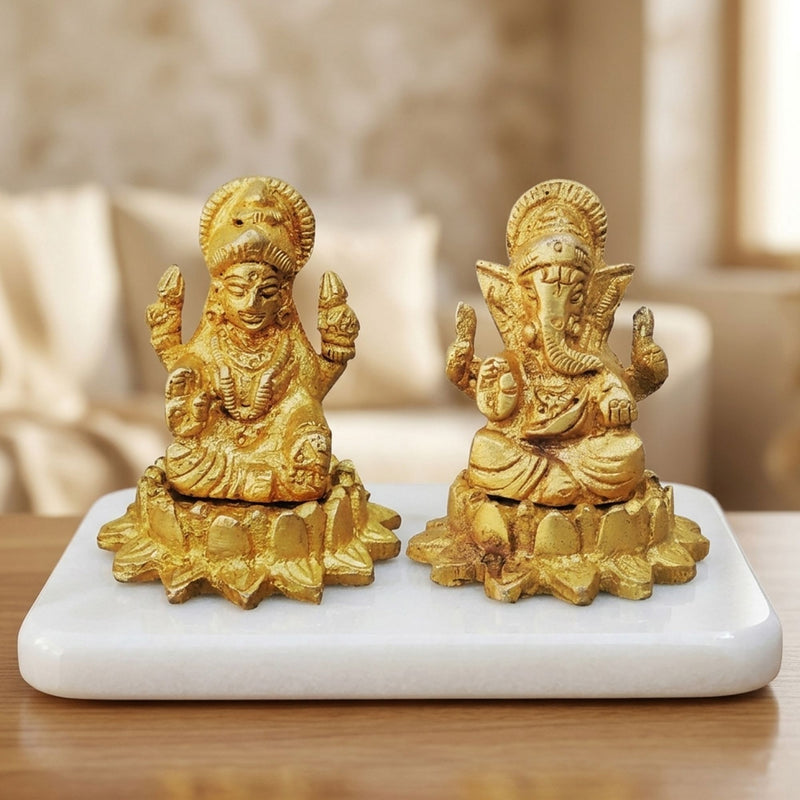 Brass Lakshmi-Ganesh Set