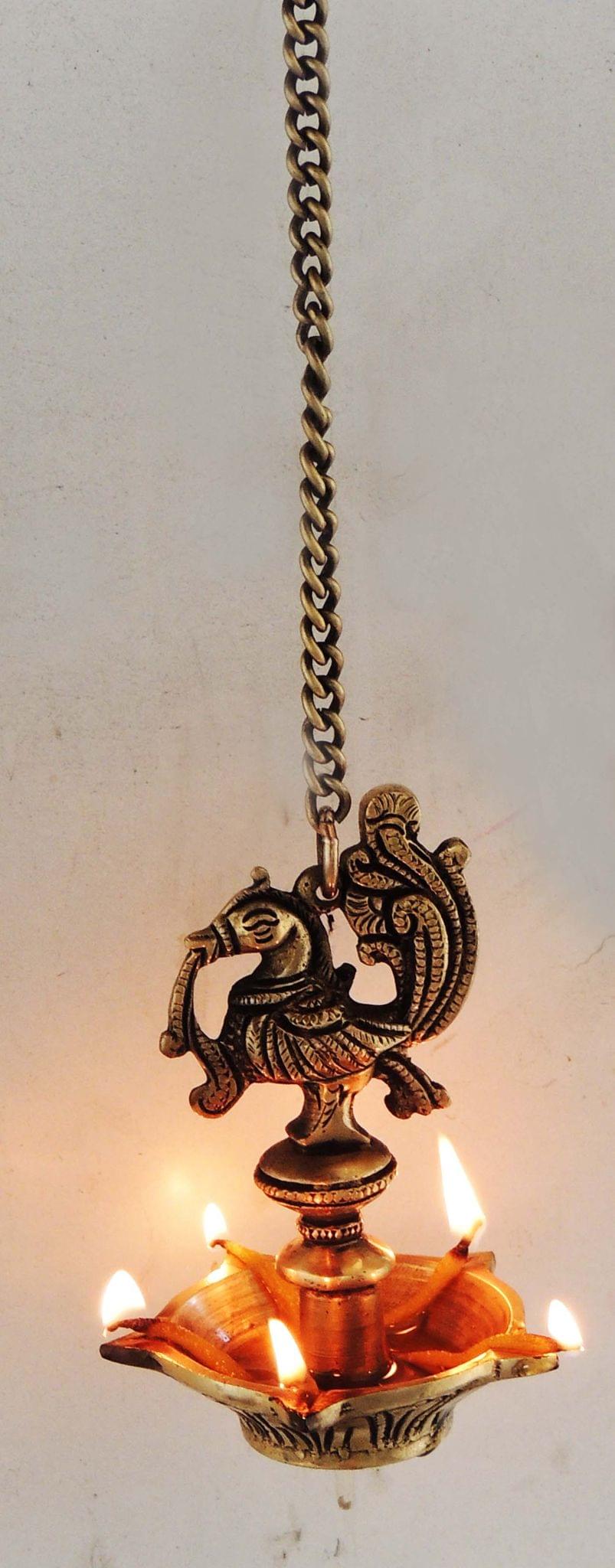 Brass Murga Deepak Chain — 18.5"