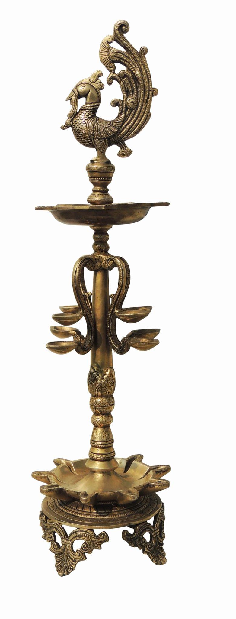 Brass Hen (Murga) Deepak — 25"