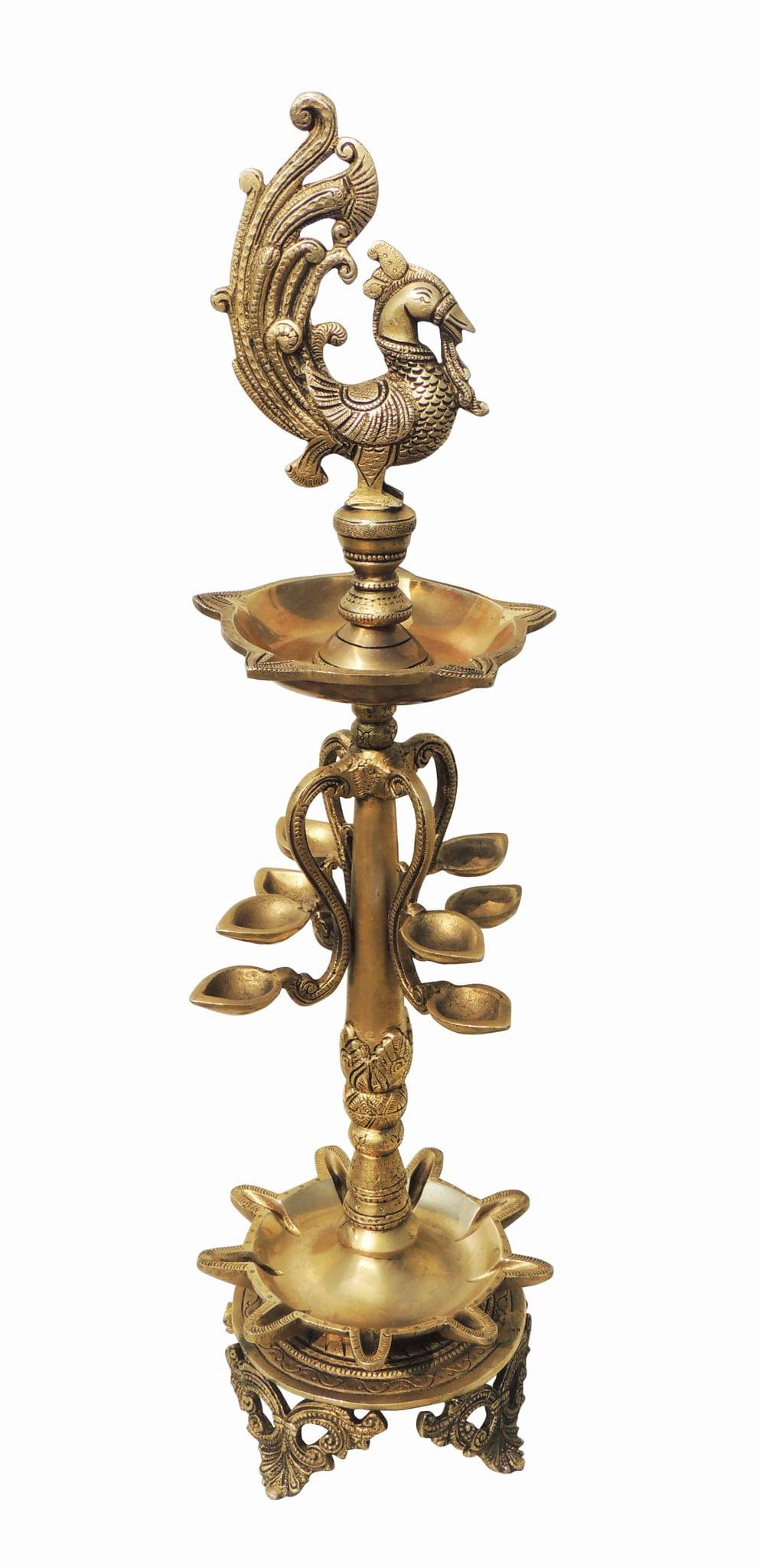 Brass Hen (Murga) Deepak — 25"