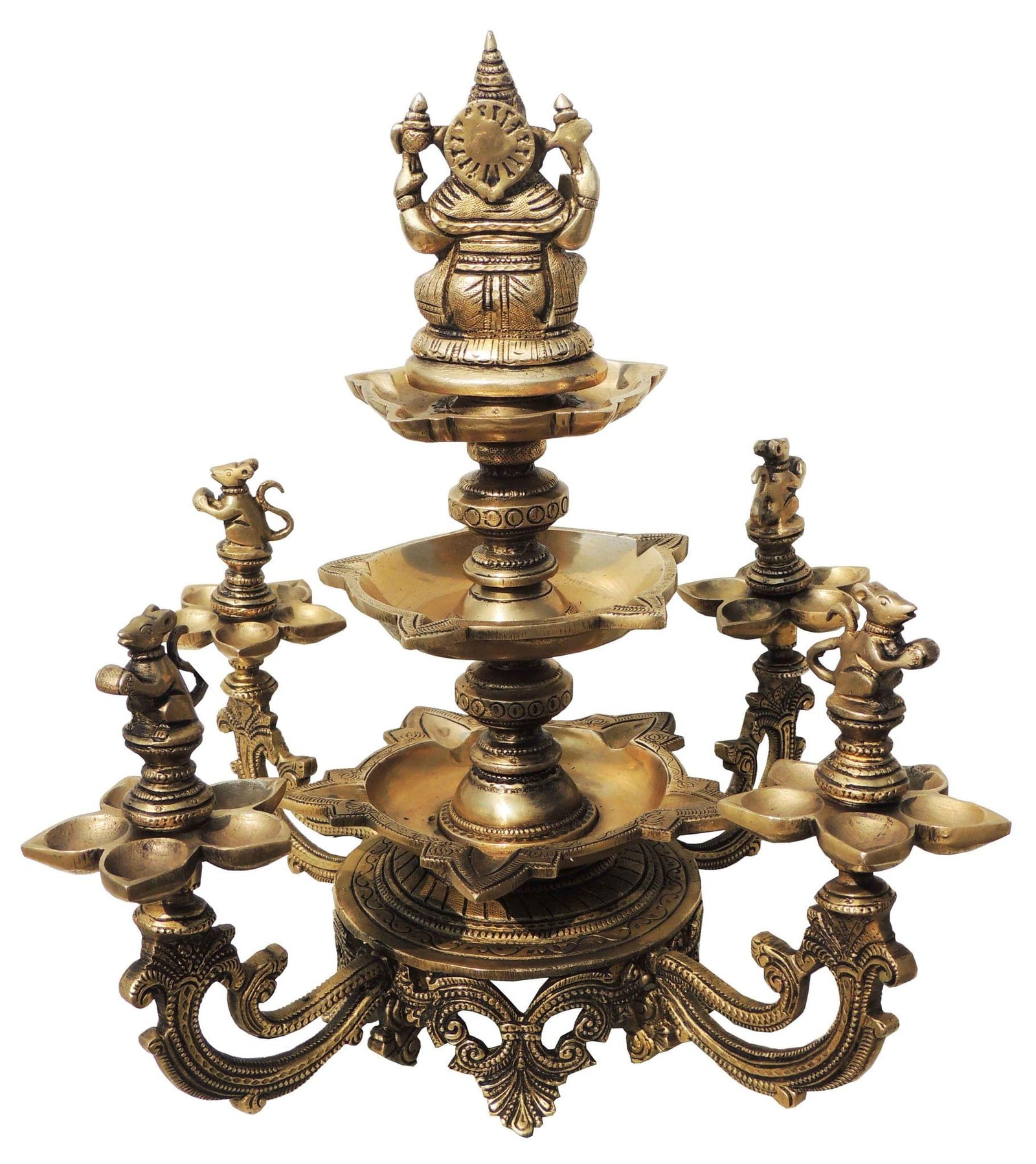 Brass Ganesh — 16"