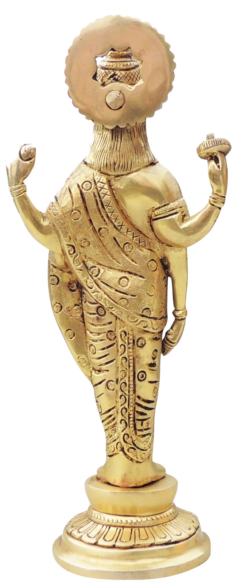 Brass Dhanvantri — 11.5"