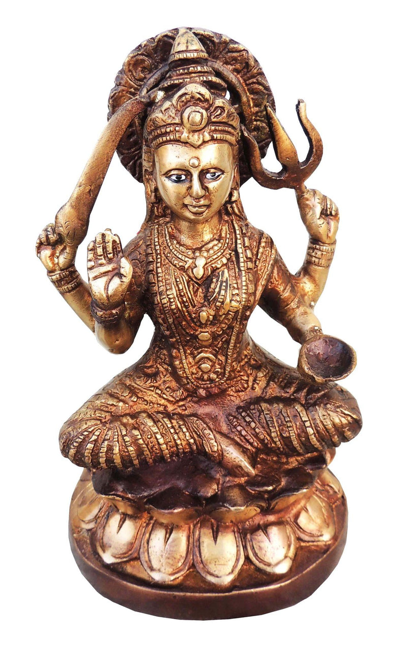 Brass Santoshi Maa — 8.5"