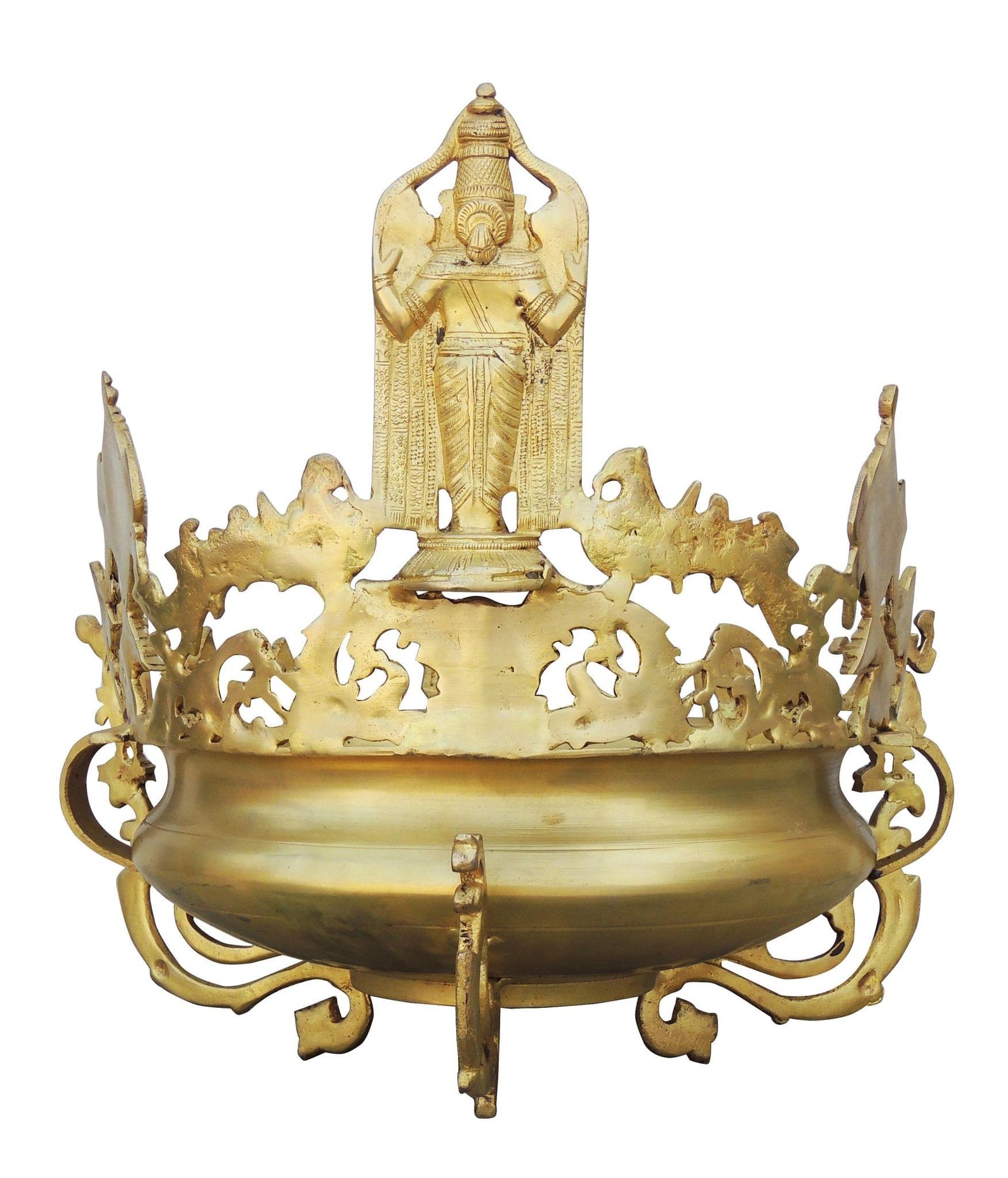 Brass Vishnu — 16.8"