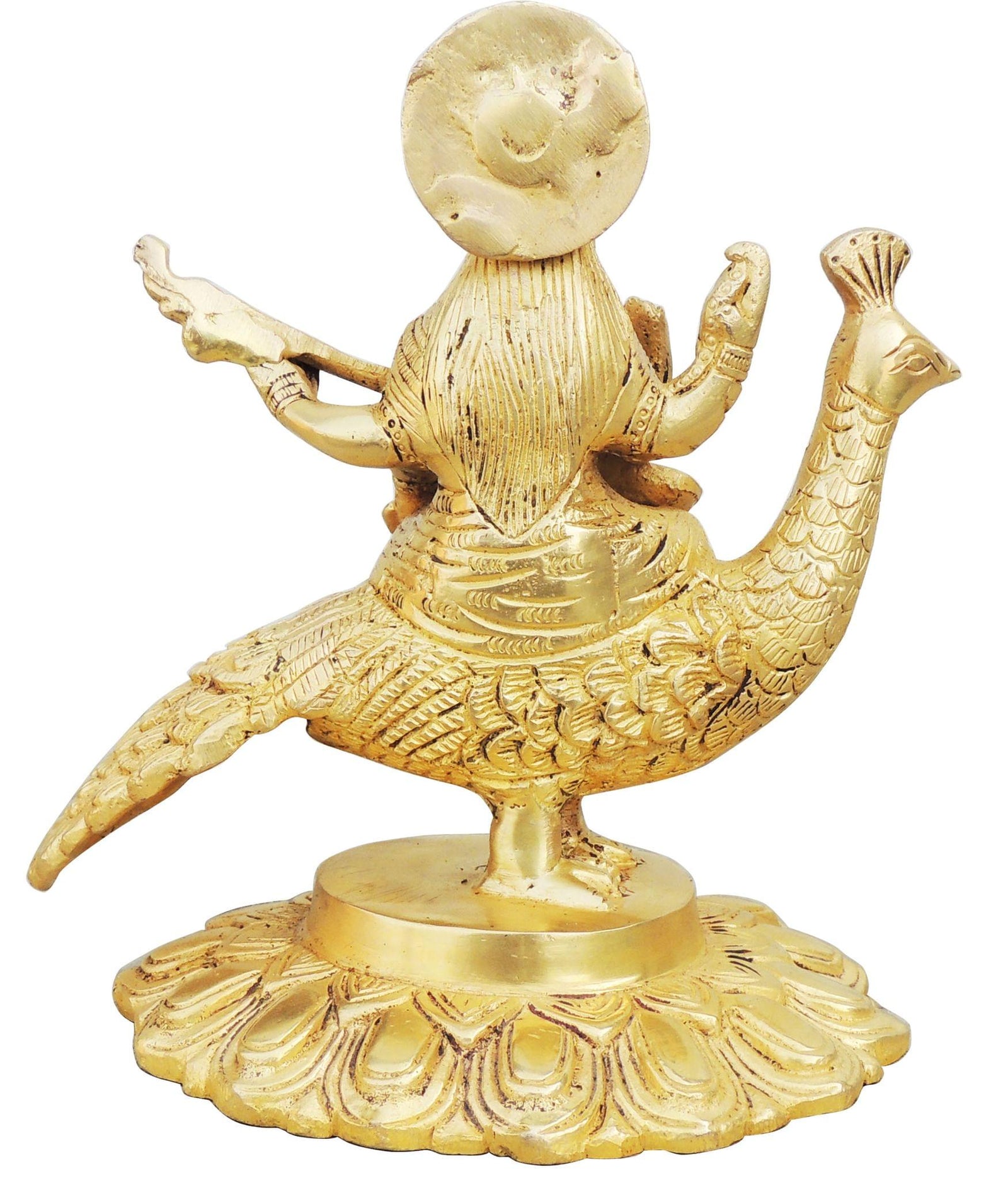 Brass Saraswati
