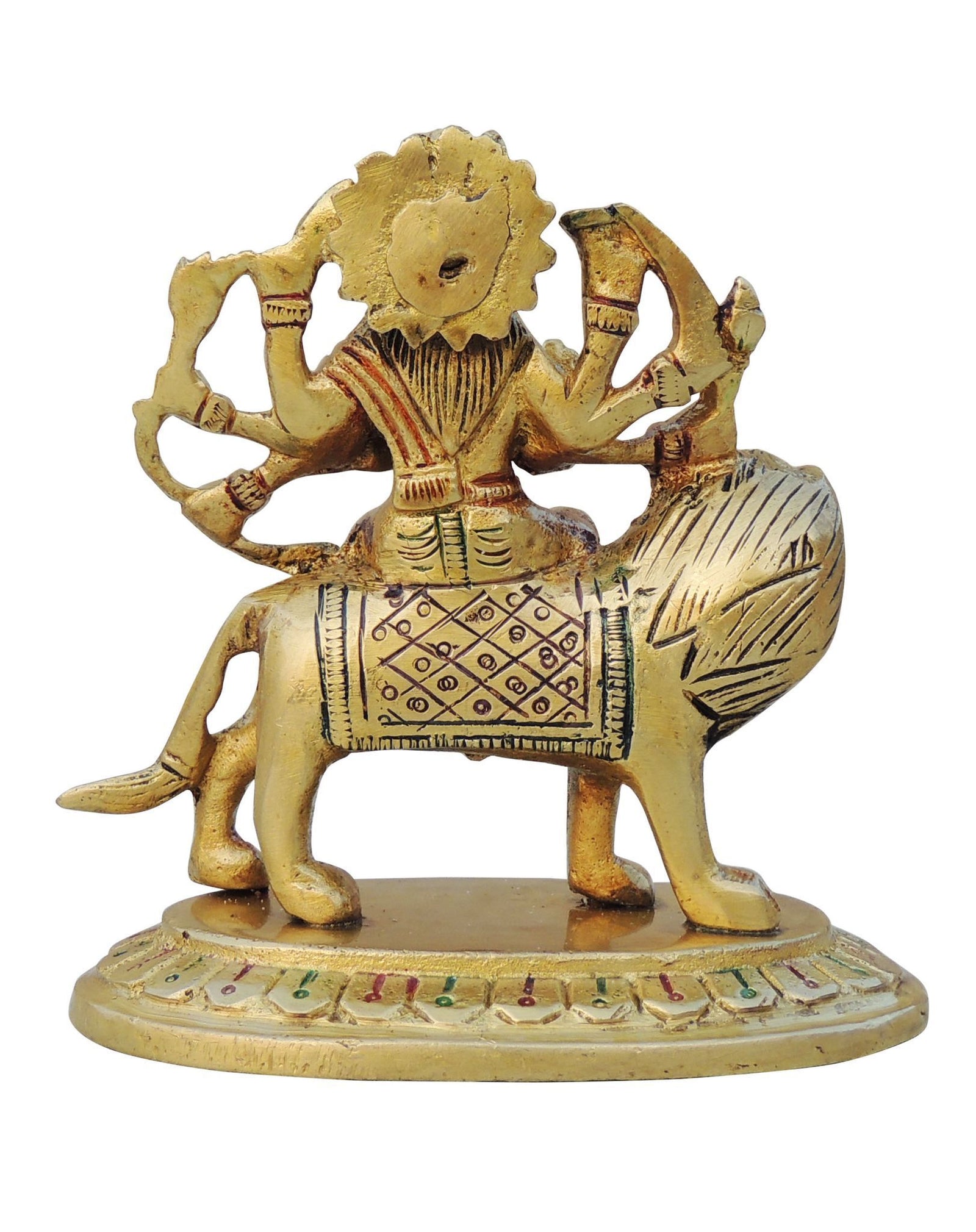 Brass Durga — 4"
