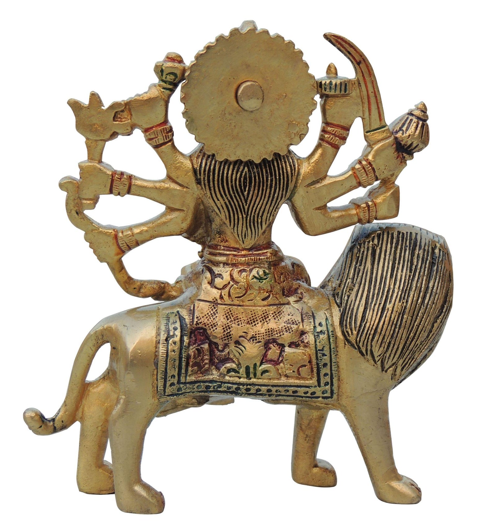 Brass Durga — 5.2"